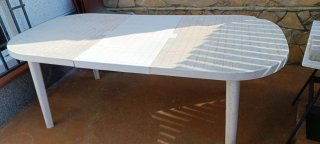 Mesa de jardín extensible (4 sillas regalo)