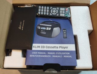 Radio CD KLIM con cassette, Bluetooth y USB