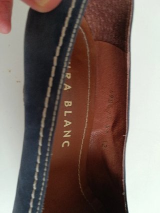 Zapatos Aura Blanc Piel Talla 41