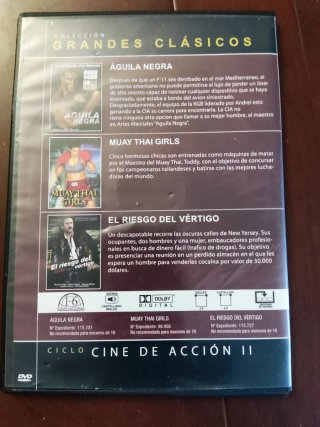 DVD 3 Películas Acción Clásicos