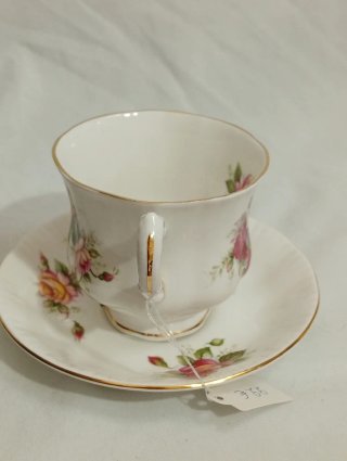 Juego Taza y Platillo Porcelana Inglesa Paragon
