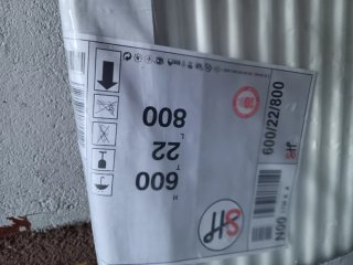 3 radiadores de obra nuevos,sin estrenar.