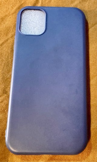 Funda Silicona iPhone 11 Azul, nueva