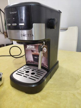 Cafetera Espresso Beper Duetta 2en1