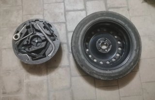 Ruota scorta Alfa Romeo 147 kit crick ruotino