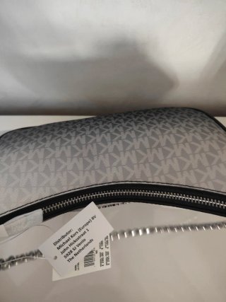 Borsa Michael Kors Grigio Bianco