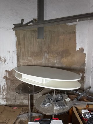 Mesa centro moderna metal y madera