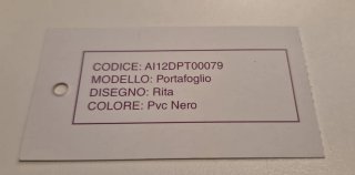 Portafoglio Le Pandorine Donna Nero Lucido