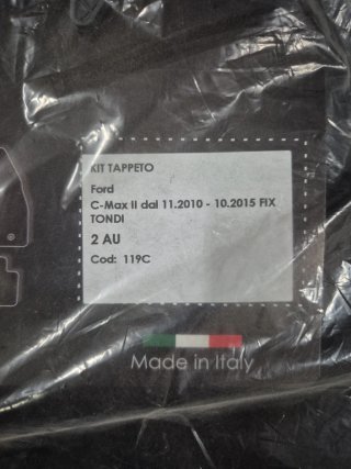 Tappetini su misura Ford C-Max