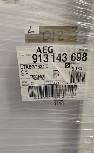 Lavadora carga superior AEG LTA6G7331E 7 kg