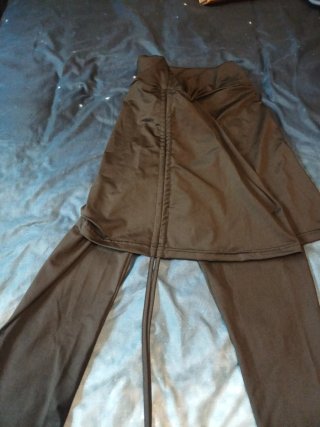 Mallas negras con falda