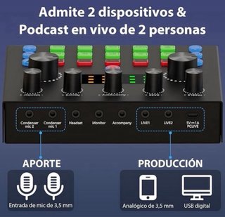 Kit 2 Micrófonos Condensador Negro