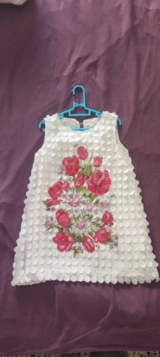 Vestido Mayoral Talla 4 Flores