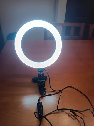 Foco LED Aro para Móvil/Tableta