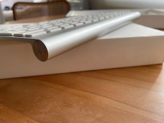 Teclado Inalámbrico Apple Plata/Blanco