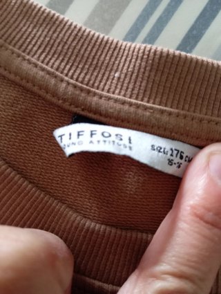 Sudadera Tiffosi manga corta 15-16 años