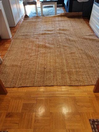 Alfombra Yute 2x3m Beige/Marrón
