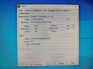 Placa Base Gigabyte GA-H110M-S2HP + CPU i3 6100