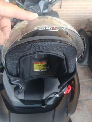 Casco Moto Shir Negro