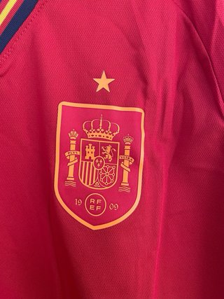 Camiseta Fútbol España 2017 Talla L