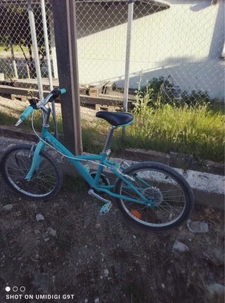 Bicicleta infantil azul