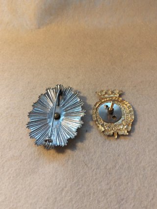 2 Placas Policía Puerto Barcelona 1960/70