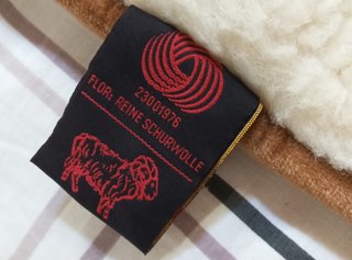 Manta de lana virgen merino