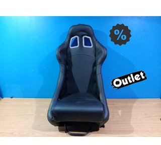 BY ASIENTO BAQUET UNIVERSAL NEGRO PIEL ESTILO EVO R022024C1