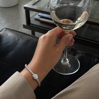 Pulsera Cadena Serpiente Plata con Cierre