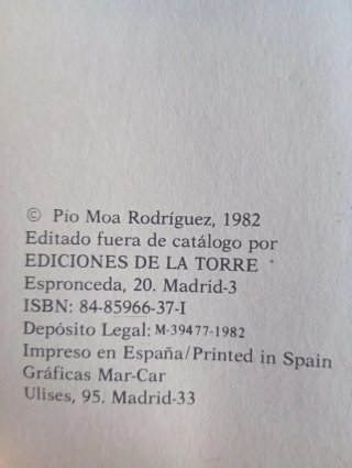 De un tiempo y de un país 1982
