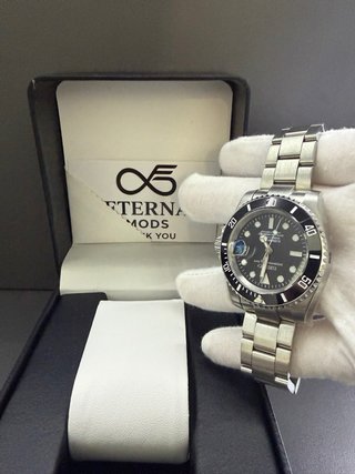 Seiko Mod Submariner Negro pedido