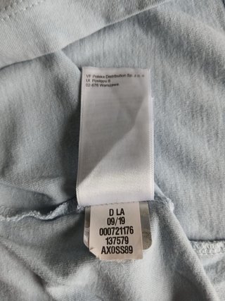 the north face tshirt size M azul