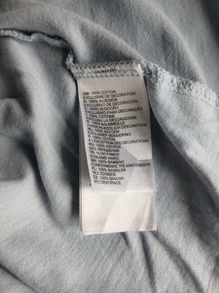 the north face tshirt size M azul