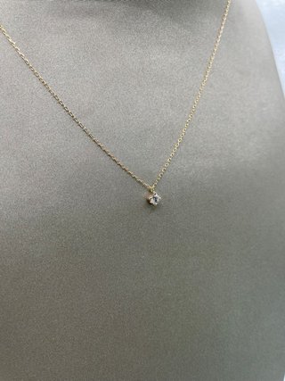 Collar Oro 18K con Circonita