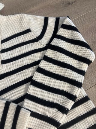 Jersey rayas cuello alto ESPRIT Talla XS