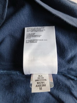 the north face tshirt longsleeve size M blue