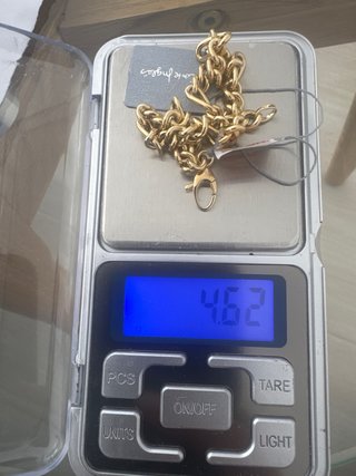 Pulsera de oro Figaro