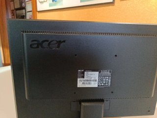 Monitor Acer P193W Negro/Plata
