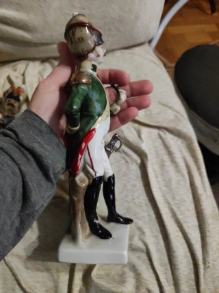 Figuras Soldados Porcelana Grenadier y Soldat