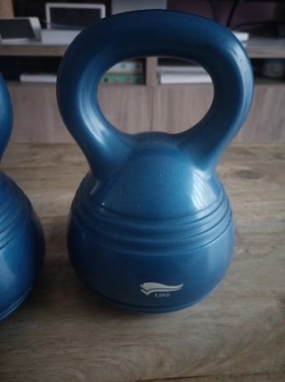 2 Pesas Rusas 5kg Azul