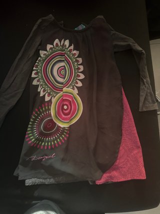 Vestido Desigual niña talla 7-8