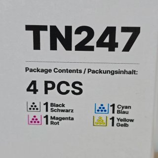 Pack 4 Tóners Brother TN247 (BK/C/M/Y)