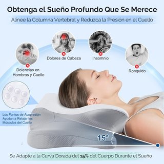 SIN ABRIR Almohada para Cervicales y Cuello