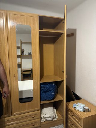 Dormitorio completo madera