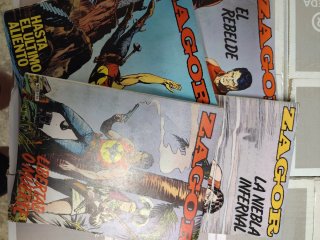 4 comics Zagor números 5-6-7 y 8