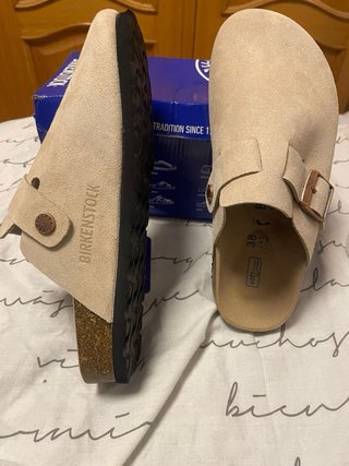 Birkenstock Boston Talla 38 Beige