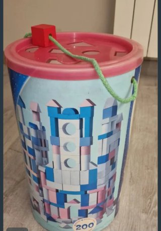Lote Bloques Madera y Plastilina Play-Doh