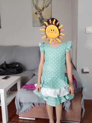 (LOTE)VESTIDOS DE FLAMENCAS CON ASESORIOS Y COMPLE