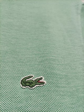 Polo Lacoste Verde Talla M