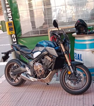 Honda CB650R Azul/Plata